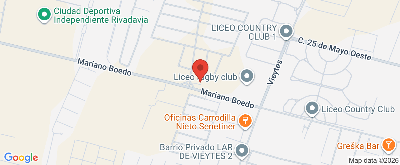 Mapa de la ubicación