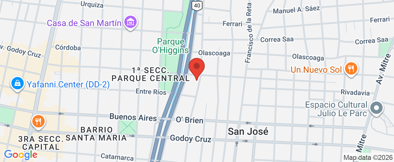 Mapa de la ubicación