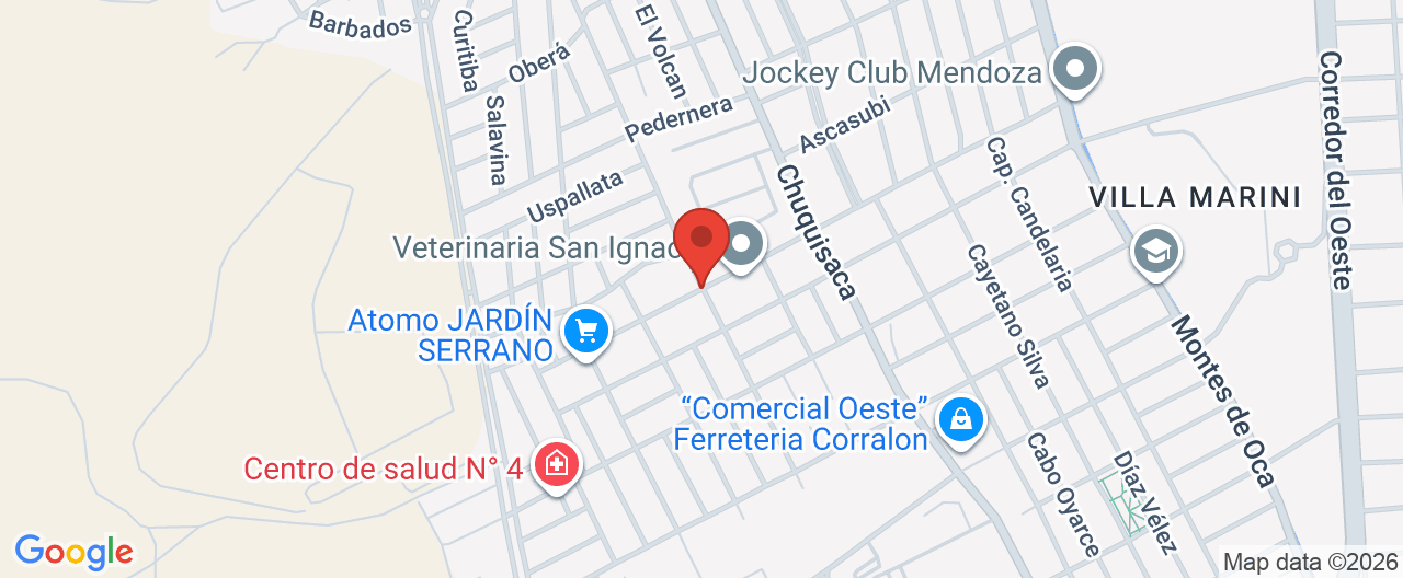 Mapa de la ubicación