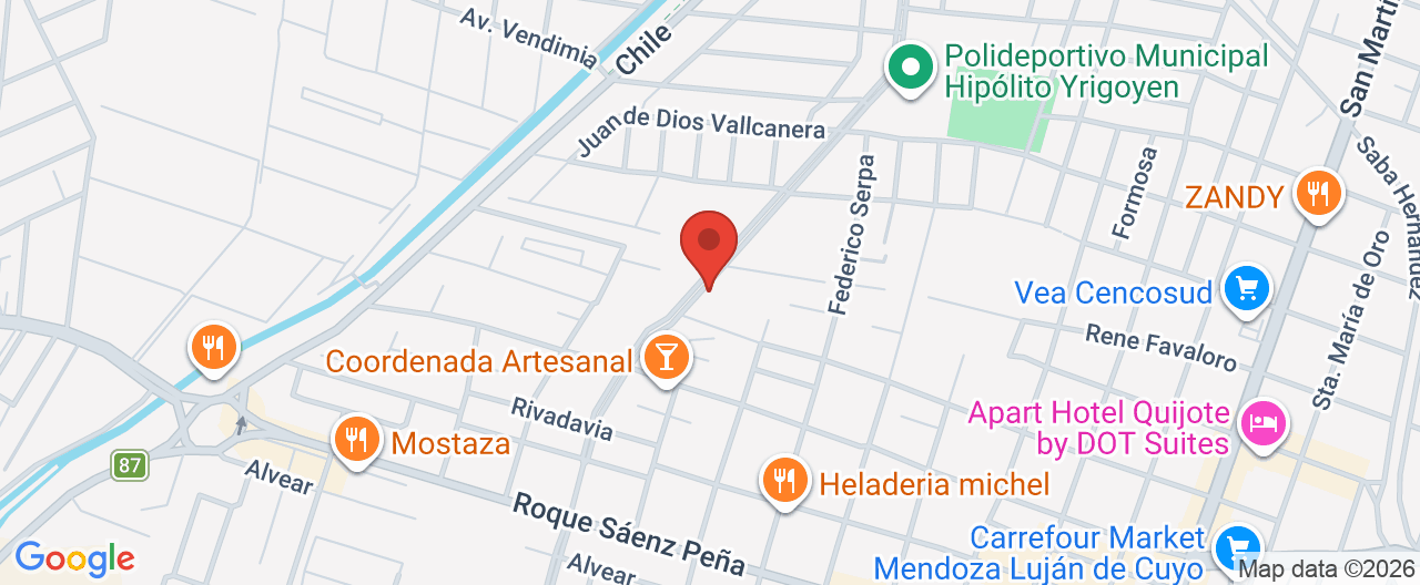 Mapa de la ubicación