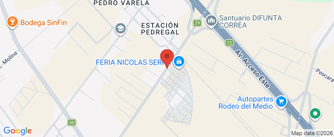 Mapa de la ubicación