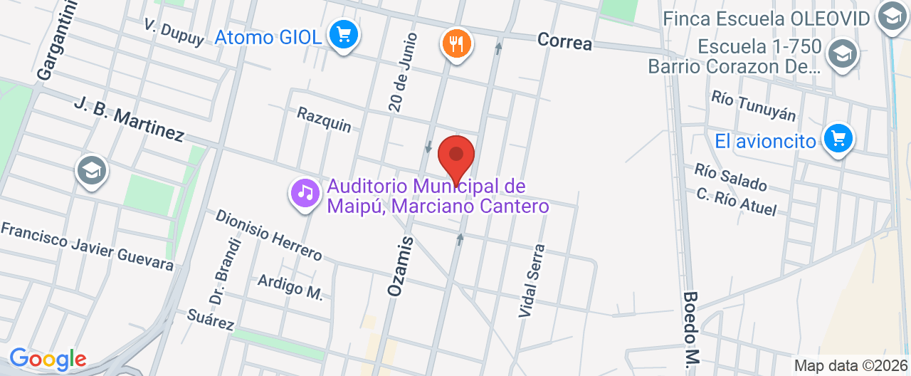 Mapa de la ubicación