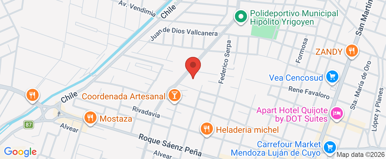 Mapa de la ubicación