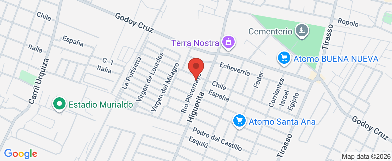 Mapa de la ubicación