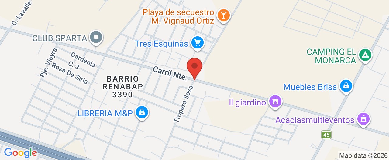 Mapa de la ubicación