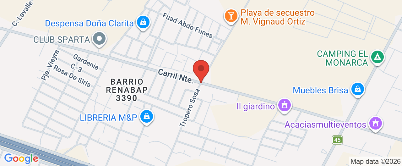 Mapa de la ubicación