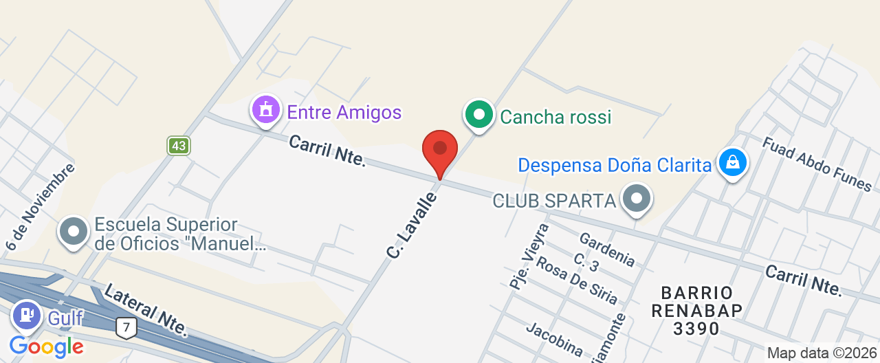 Mapa de la ubicación