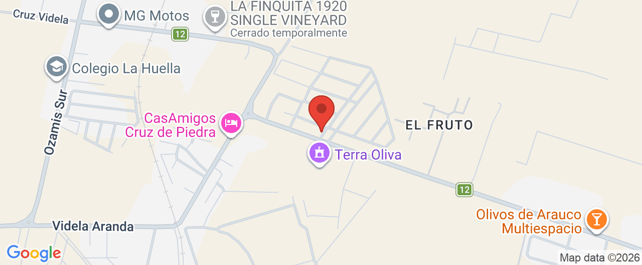 Mapa de la ubicación