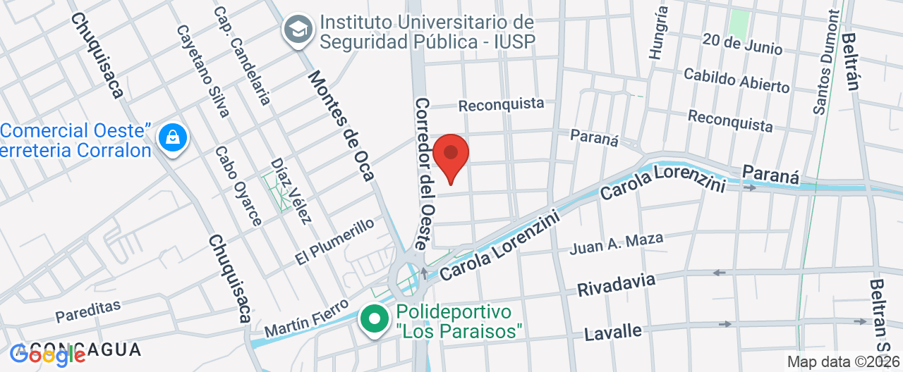 Mapa de la ubicación