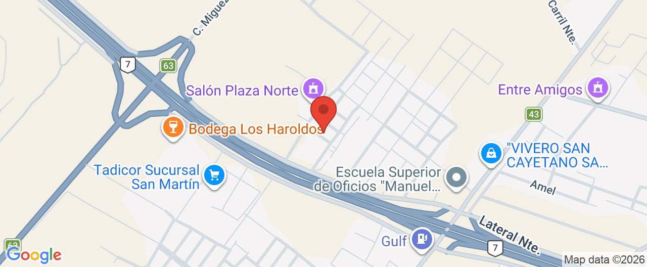 Mapa de la ubicación