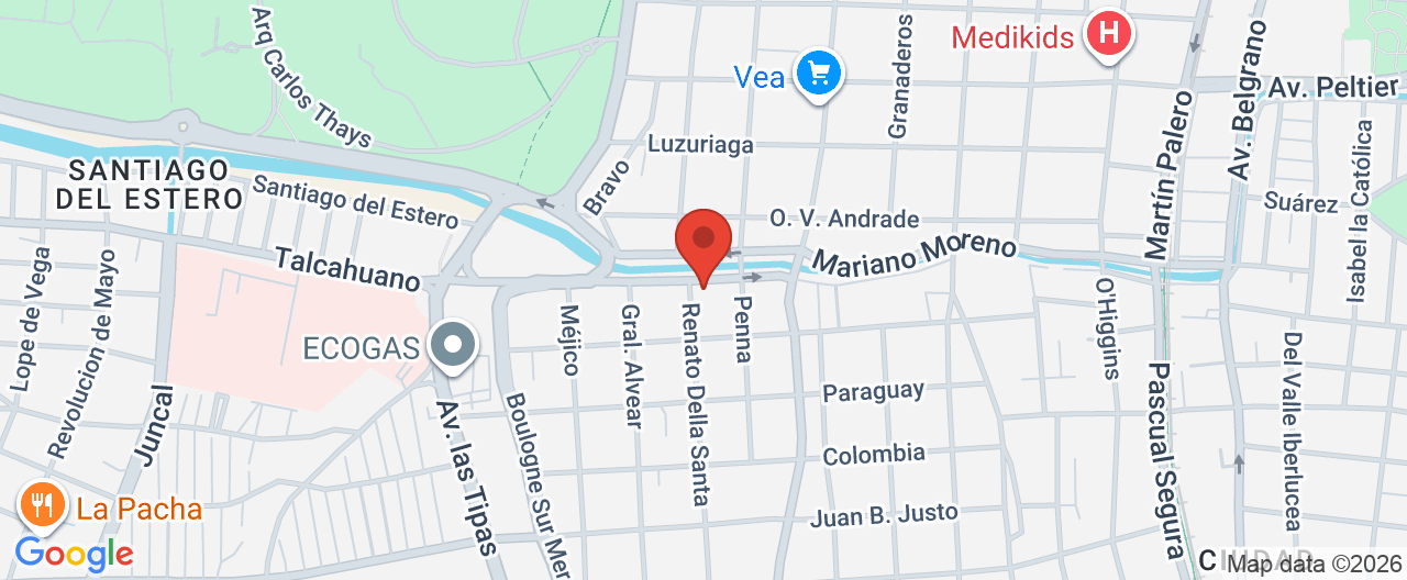 Mapa de la ubicación