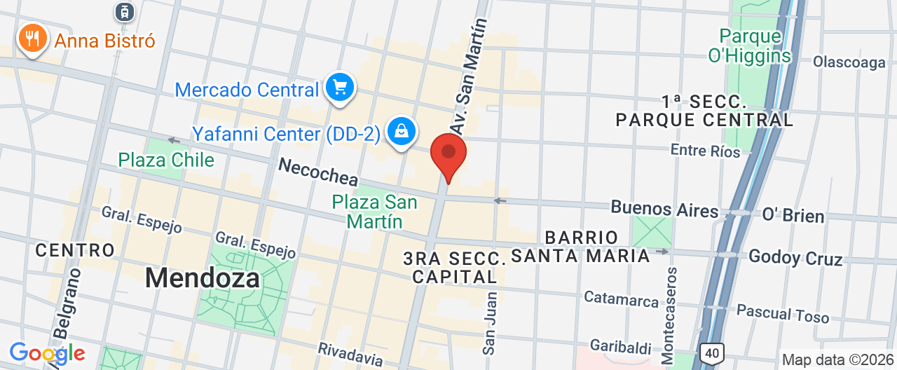 Mapa de la ubicación