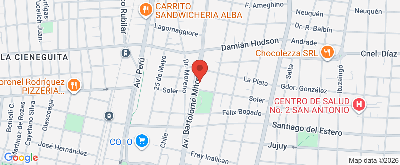 Mapa de la ubicación