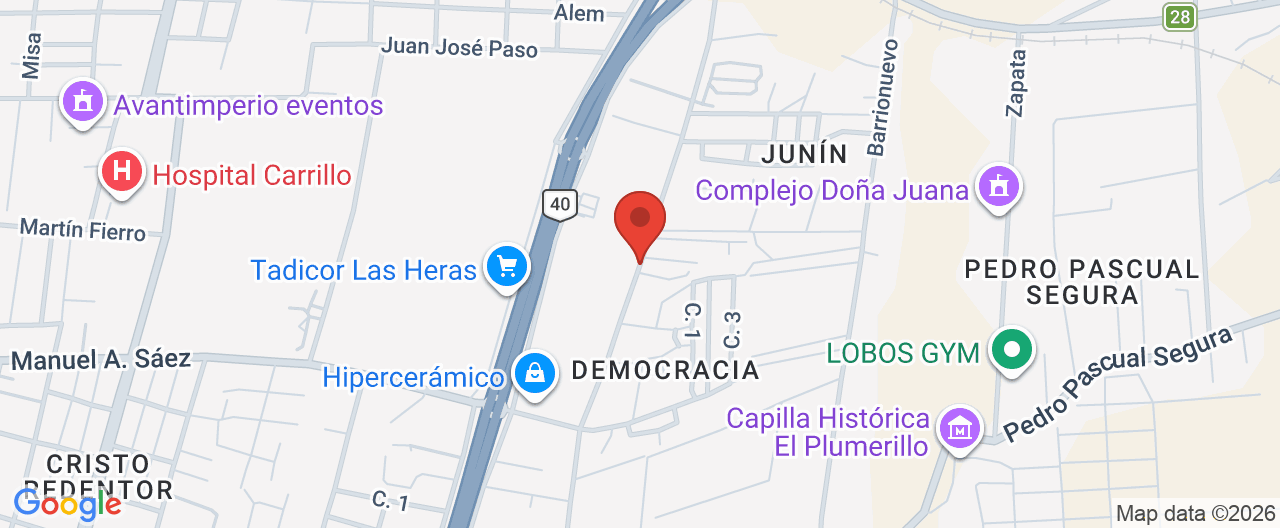 Mapa de la ubicación