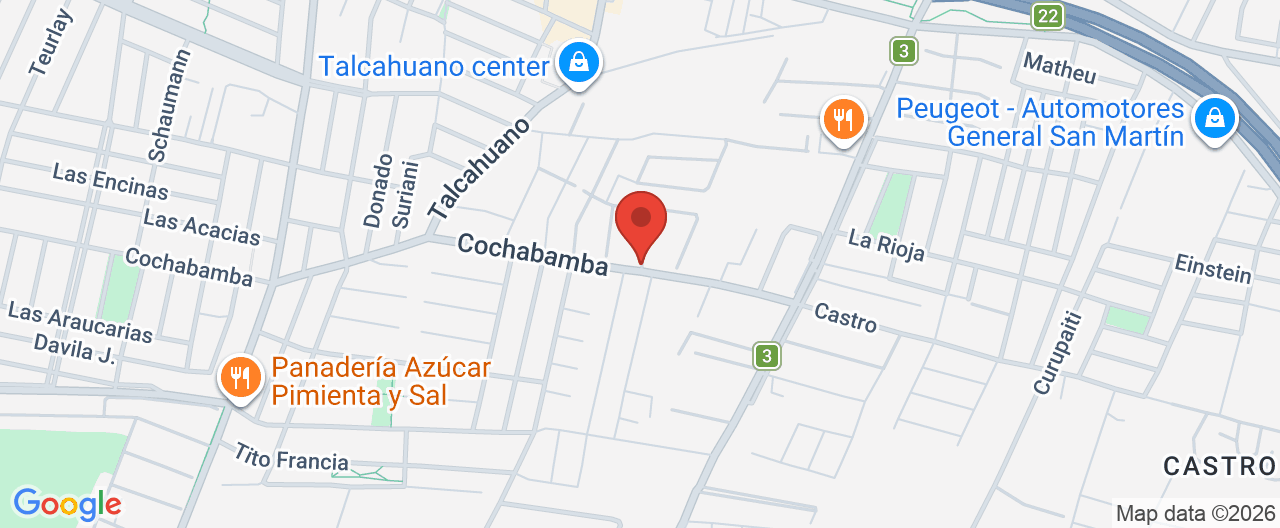 Mapa de la ubicación