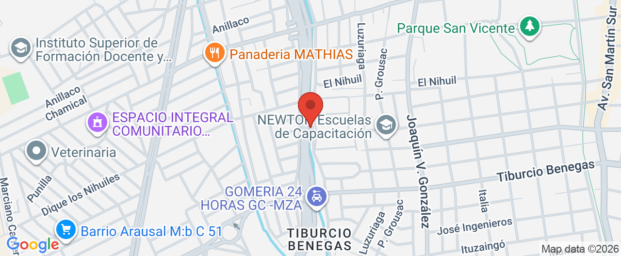 Mapa de la ubicación