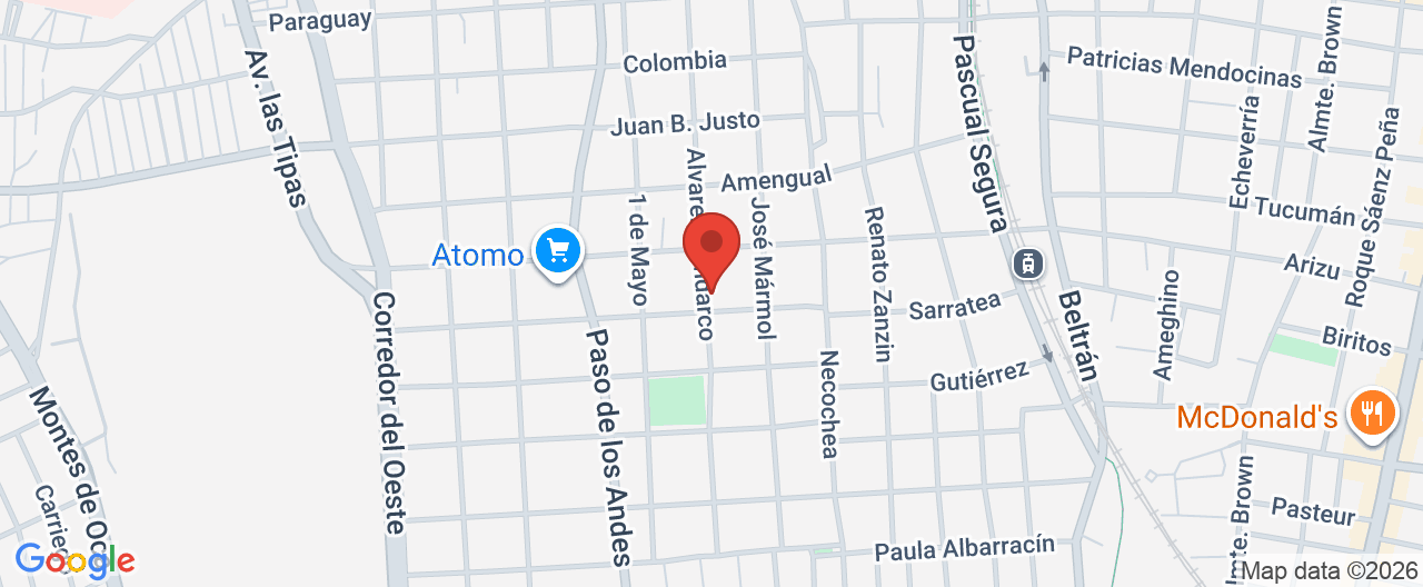 Mapa de la ubicación
