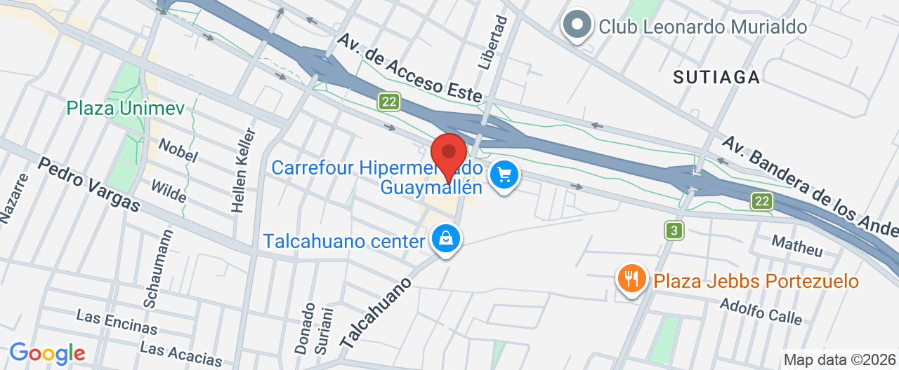 Mapa de la ubicación