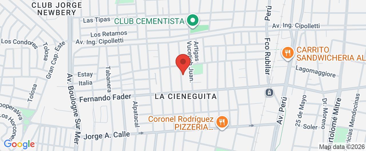 Mapa de la ubicación