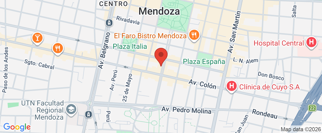 Mapa de la ubicación