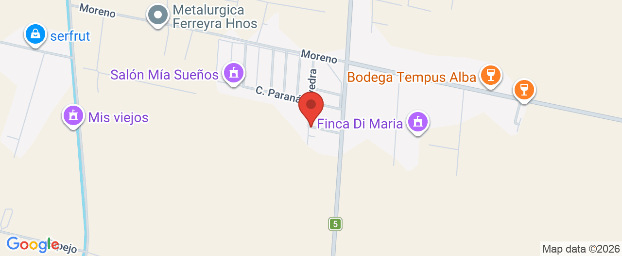 Mapa de la ubicación