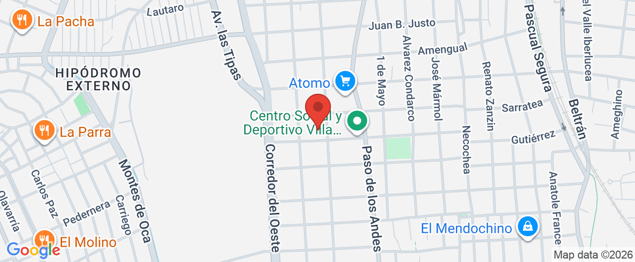 Mapa de la ubicación