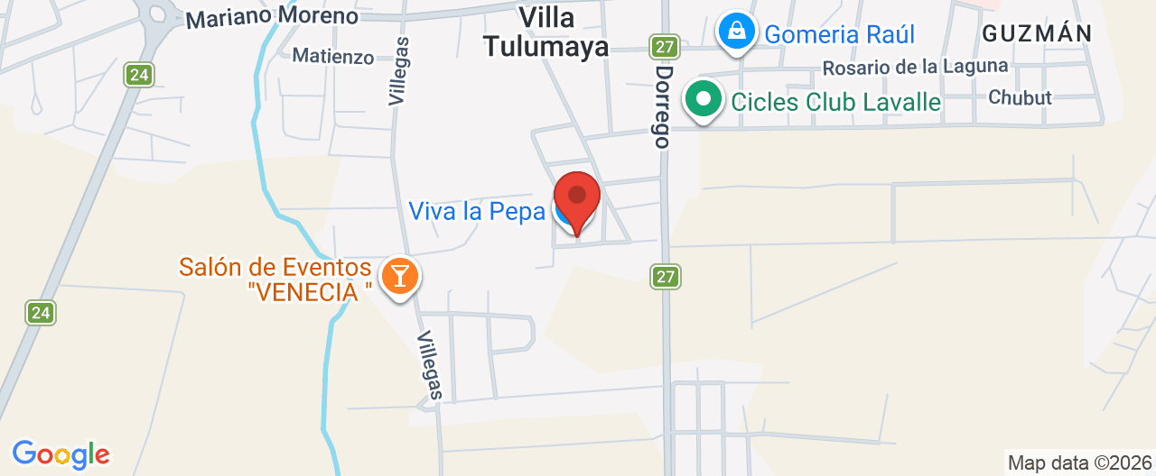 Mapa de la ubicación