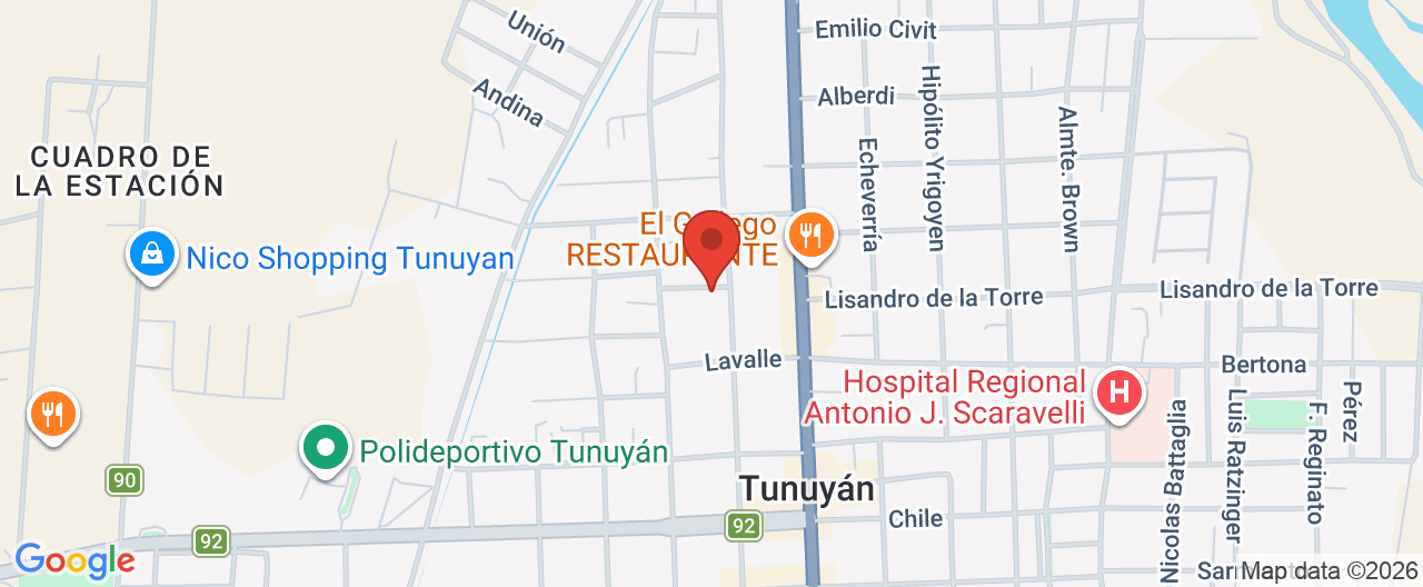 Mapa de la ubicación