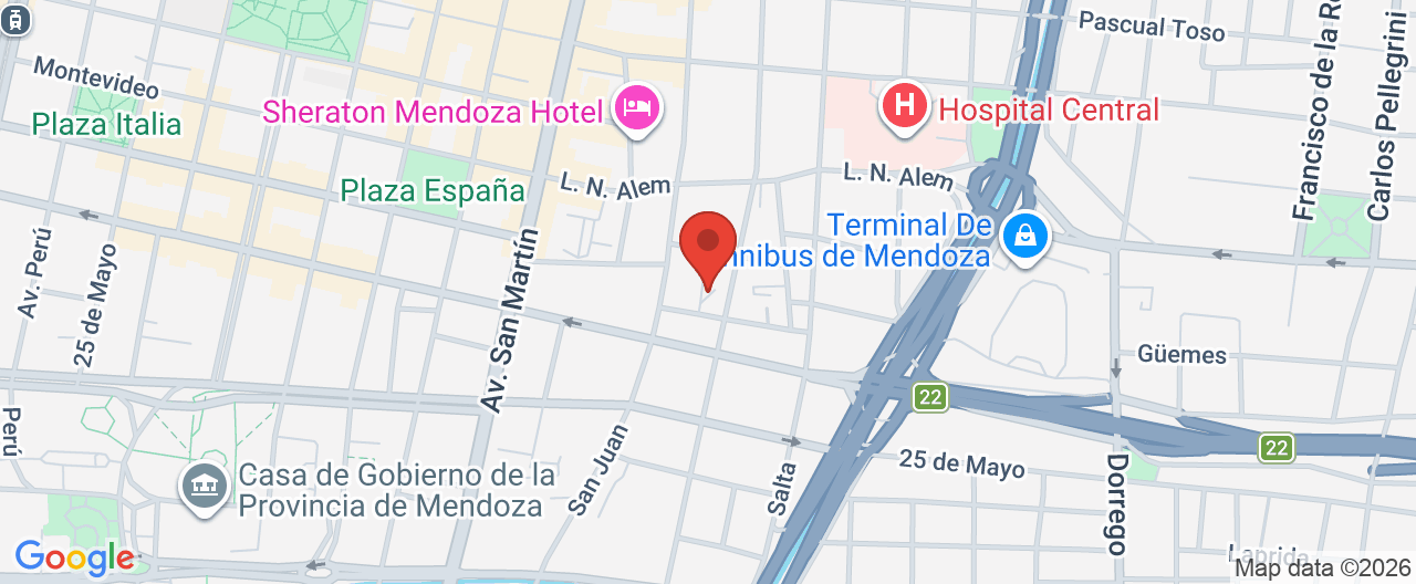 Mapa de la ubicación