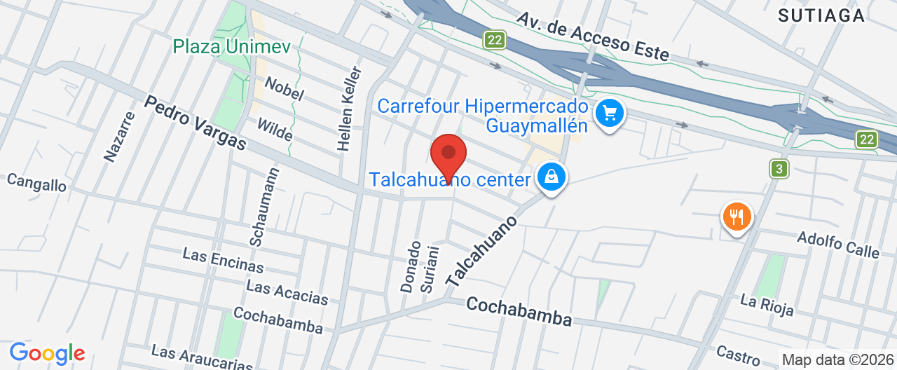 Mapa de la ubicación
