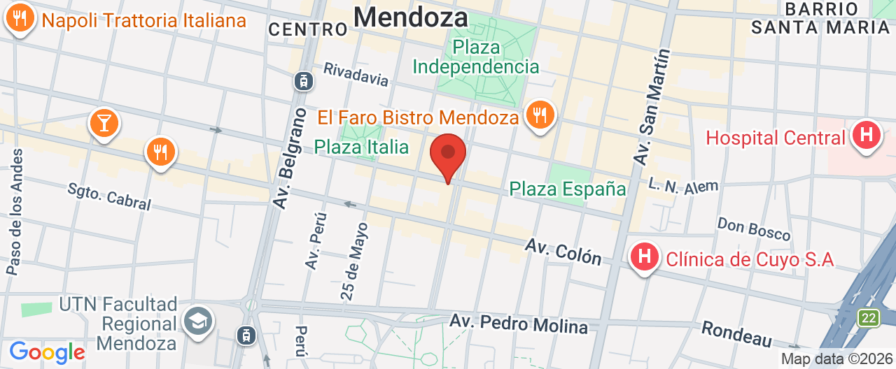 Mapa de la ubicación