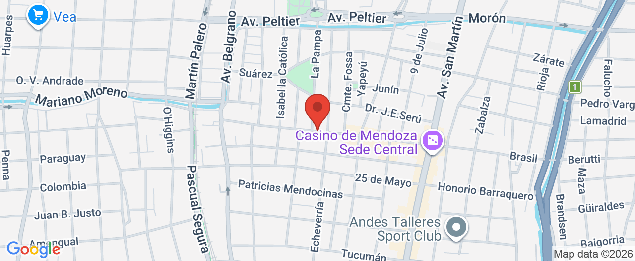 Mapa de la ubicación