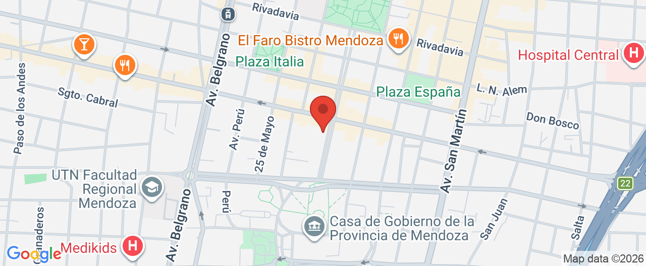 Mapa de la ubicación