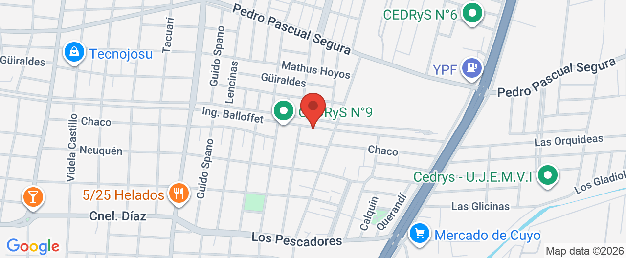 Mapa de la ubicación