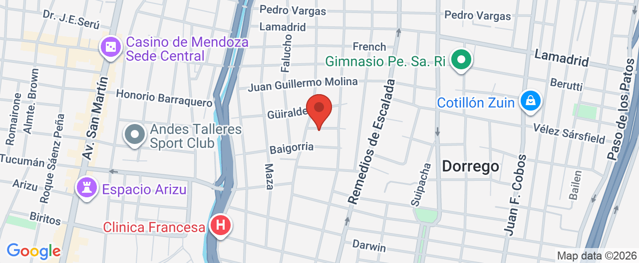 Mapa de la ubicación