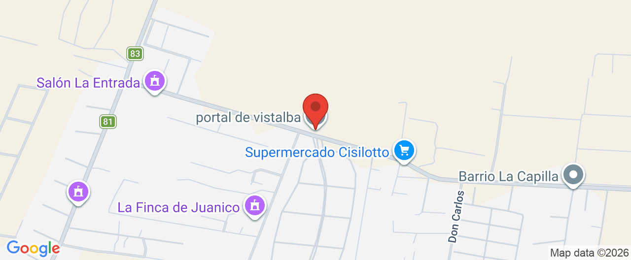Mapa de la ubicación