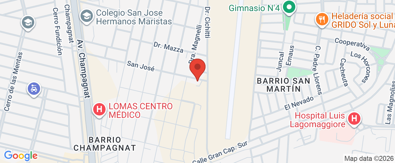 Mapa de la ubicación