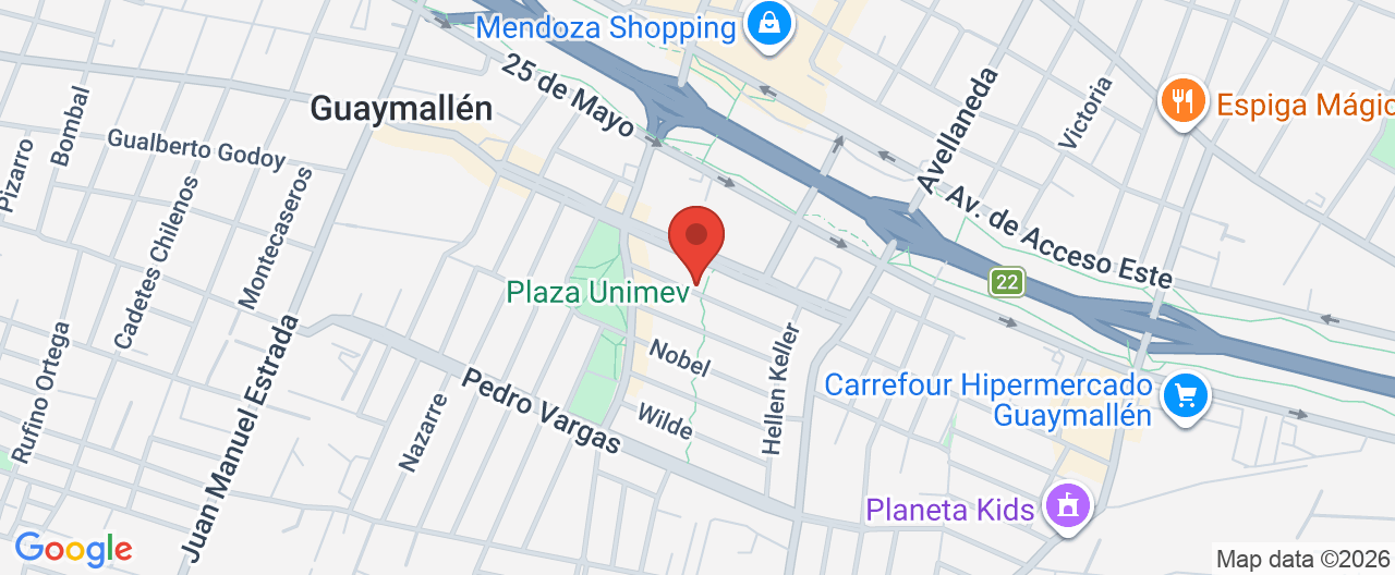 Mapa de la ubicación