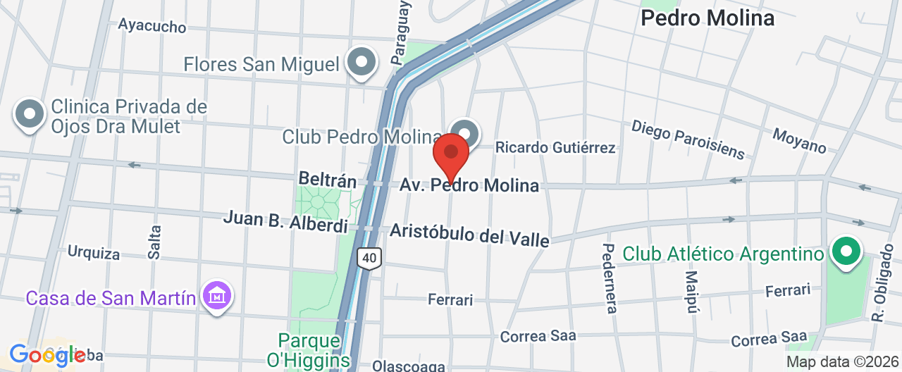 Mapa de la ubicación