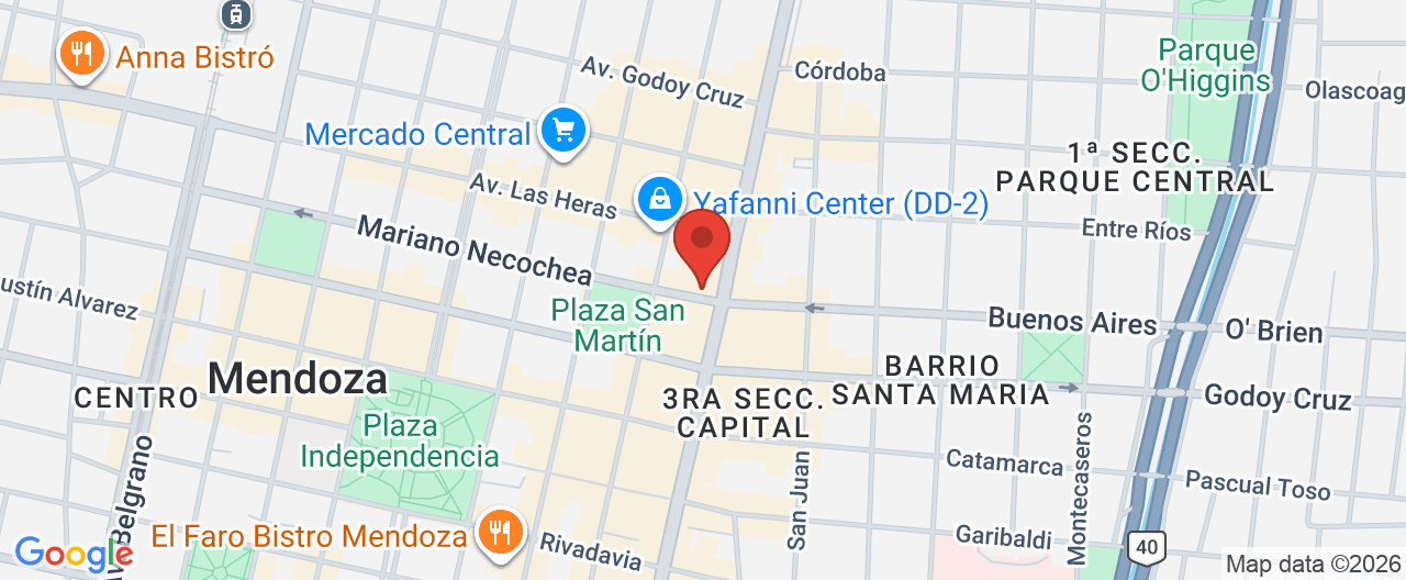 Mapa de la ubicación