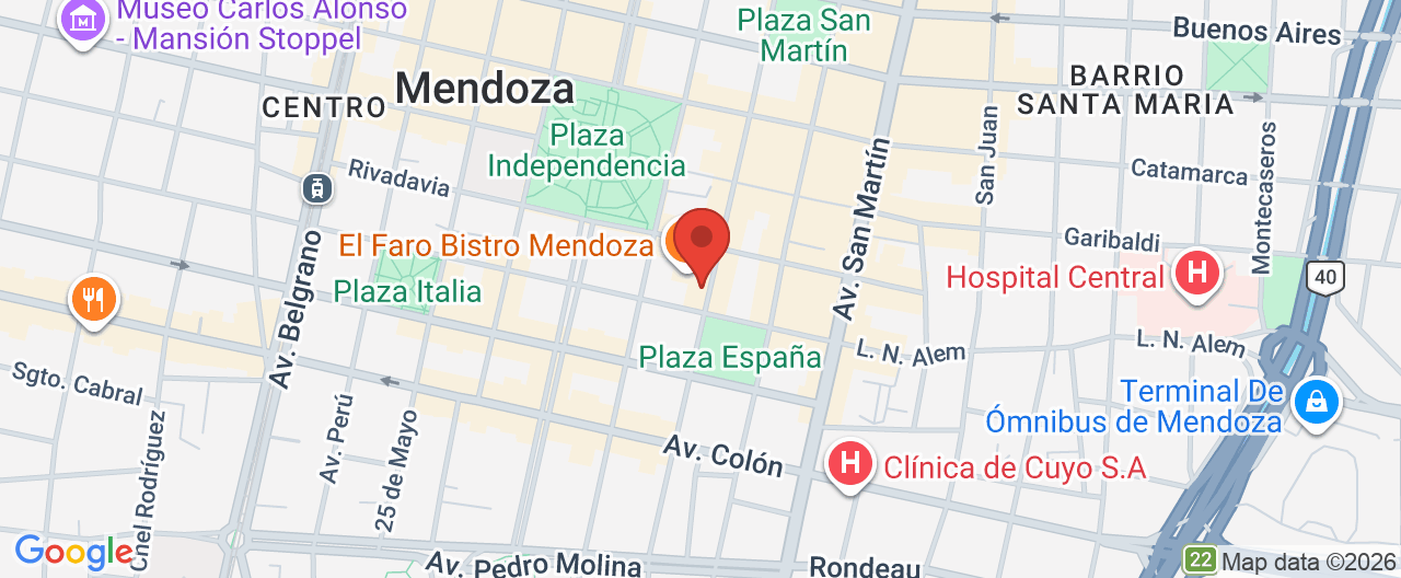 Mapa de la ubicación
