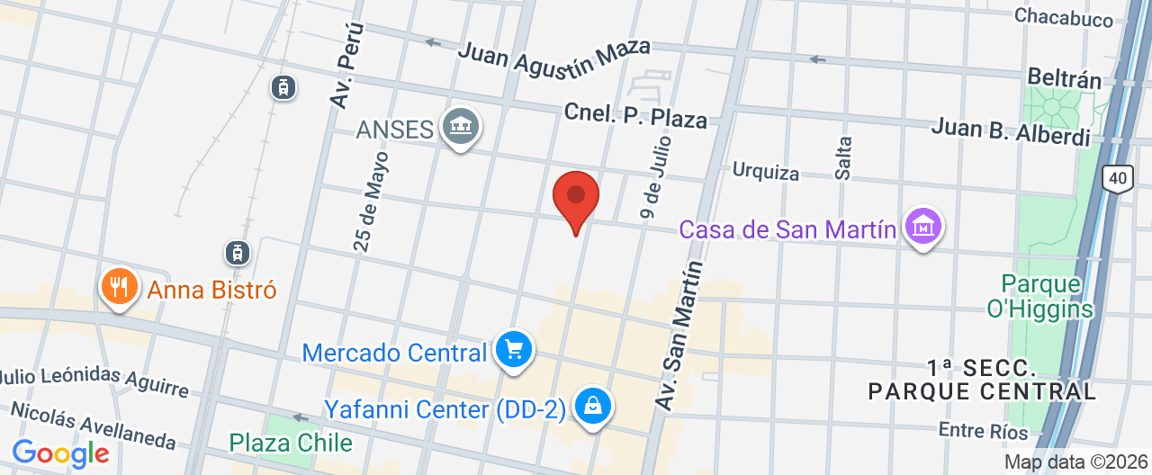 Mapa de la ubicación