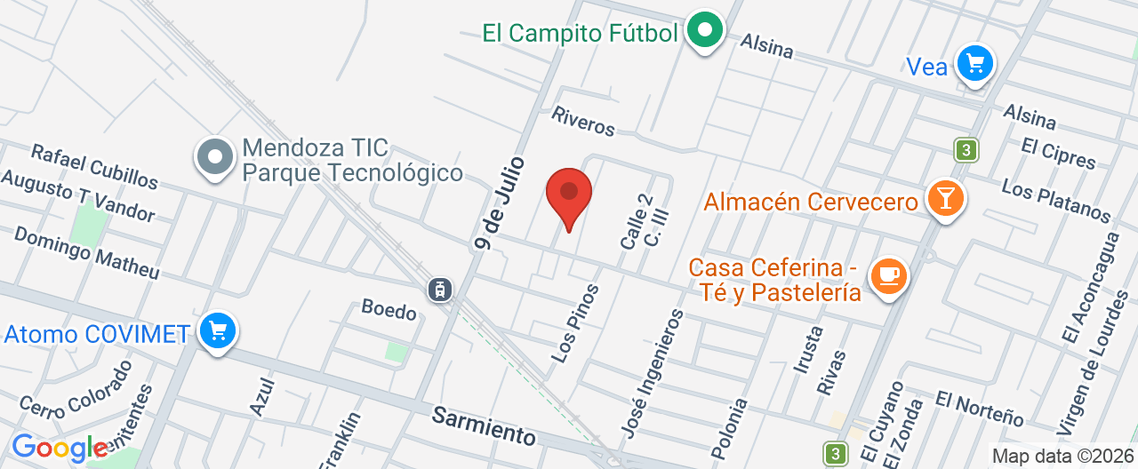 Mapa de la ubicación