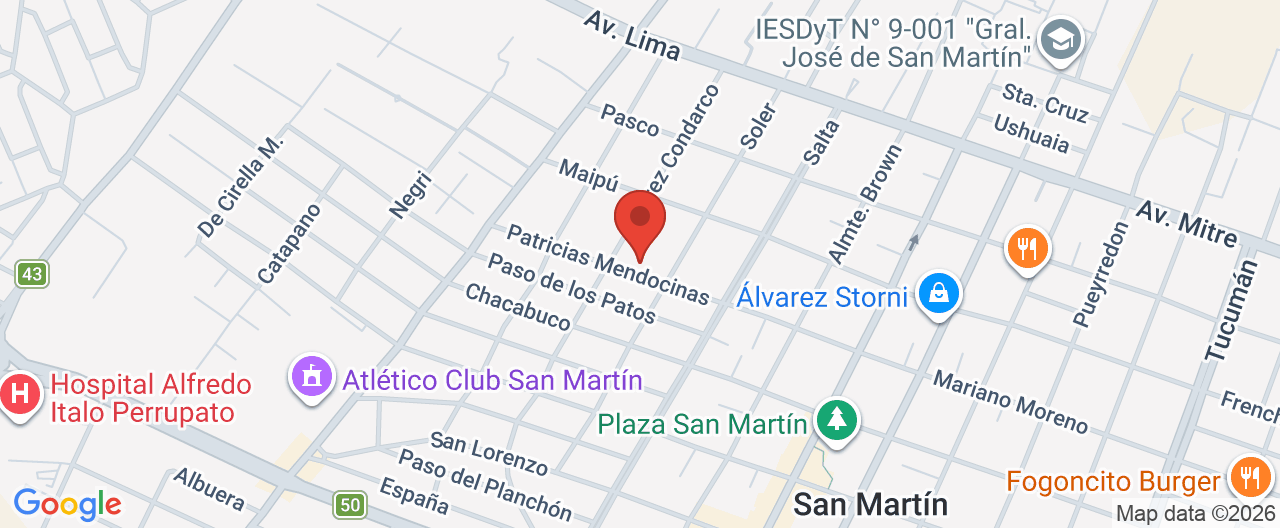Mapa de la ubicación