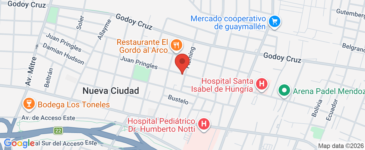 Mapa de la ubicación