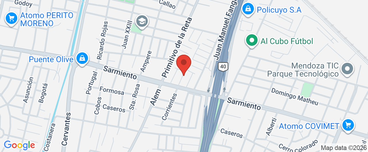 Mapa de la ubicación