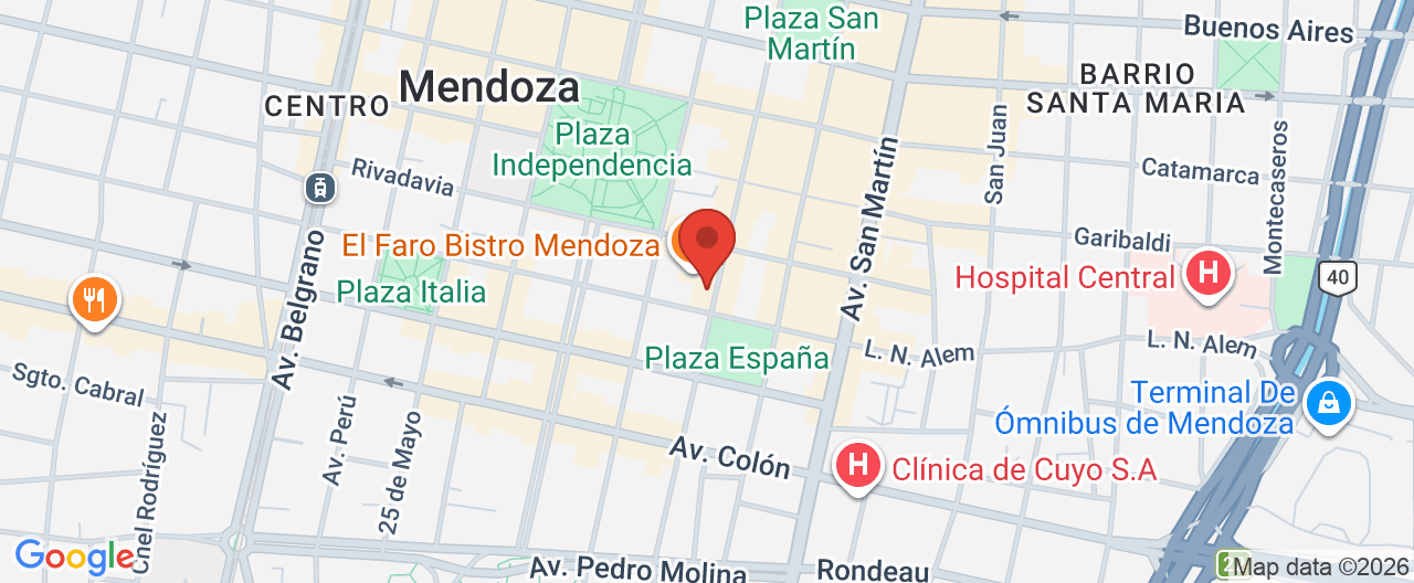 Mapa de la ubicación