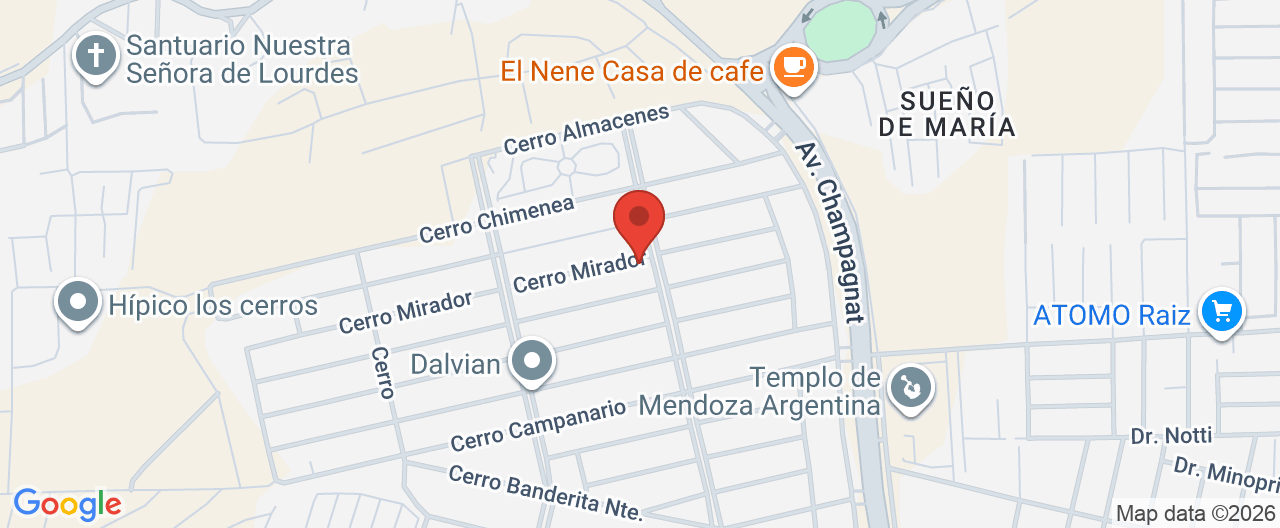 Mapa de la ubicación