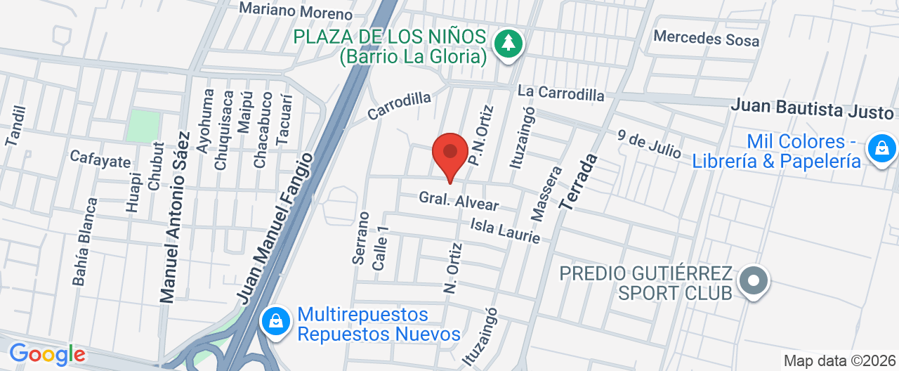 Mapa de la ubicación