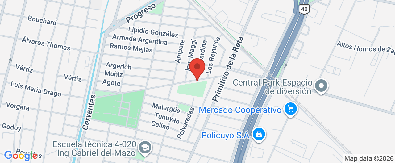 Mapa de la ubicación